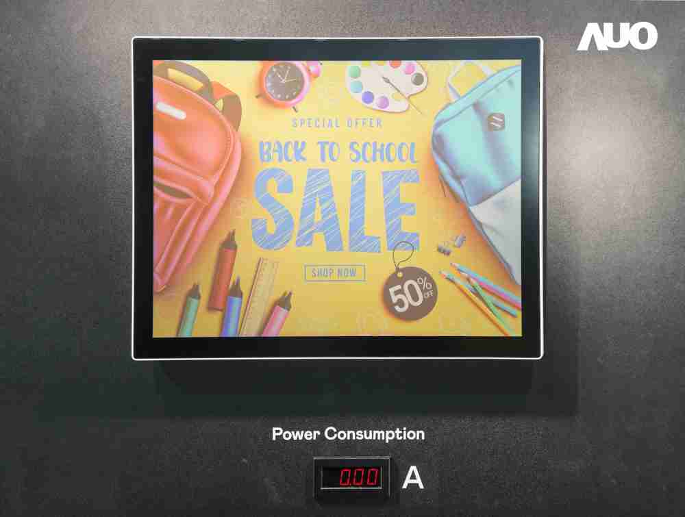 人生就是博展示胆固醇液晶超低耗能户外全彩显示器，，ChLC（胆固醇液晶）以双稳态技术使静态显示零功耗，，具省电、、、、高彩度、、、、环保的特性，，还整合软硬件系统解决方案，，，，可透过单一云端平台管理