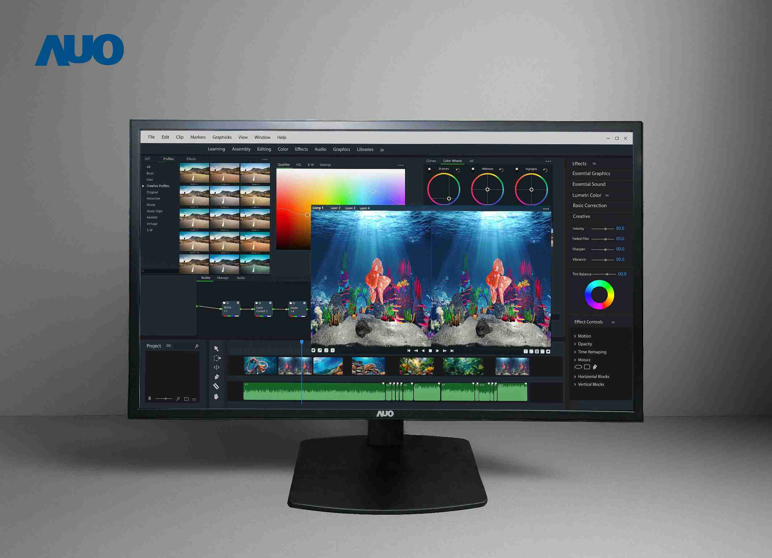 人生就是博开发32吋2D/3D专业桌上型显示器，，拥有8K4K超高分辨率，，，并以低串扰算法优化3D显示效果，，，搭载自动眼球追踪功能，，能实时调整3D图像，，，，进行实时2D与3D无缝共存窗口，，，，提供图像设计工作者突破二维接口的崭新工作氛围与效率